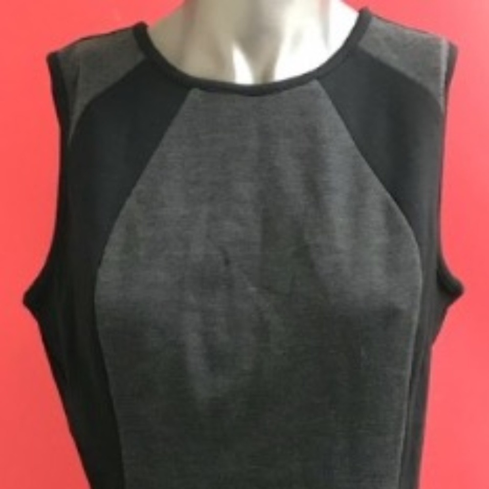 NWT Michael Kors Women's Sz 10 Black & Gray Dress